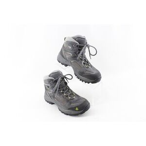 Vasque‎ Ultra Dry Gray Leather Mid Waterproof Hiking Boots Youth Size 4 US 7213
